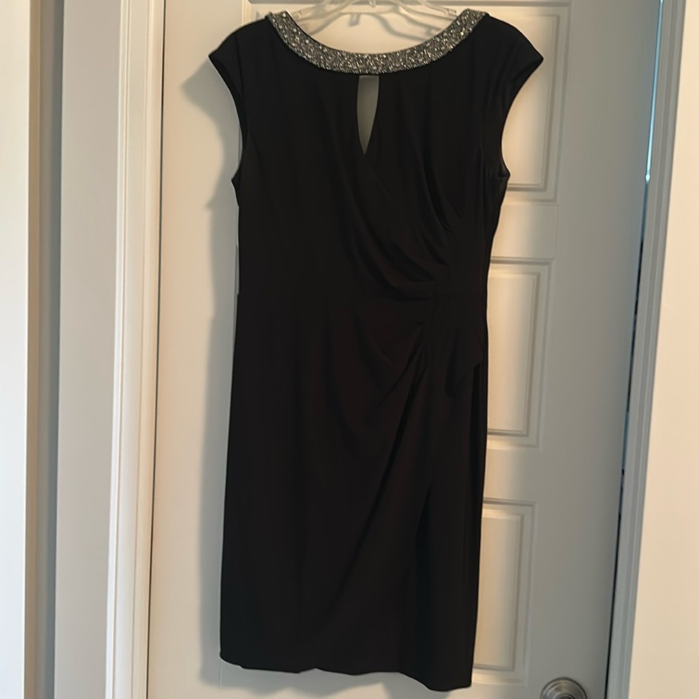 Black Alex Evenings size 10 dress.